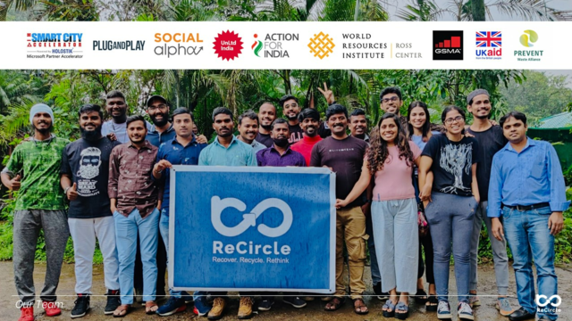 Funding Partnerships for ReCircle's team photo